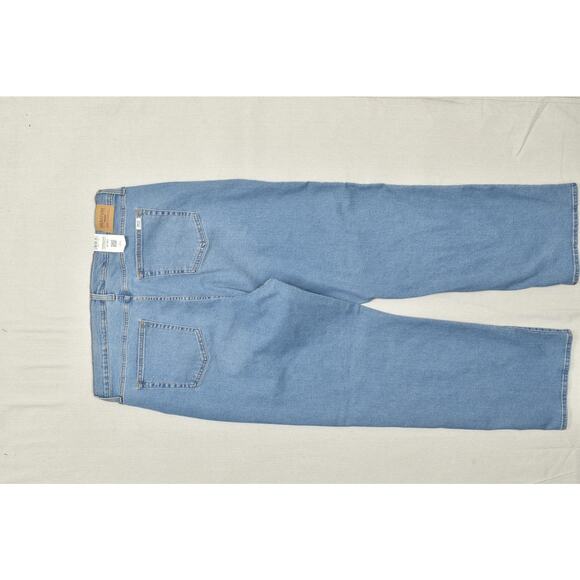 Signature by Levi's Women's Blue High-Rise Loose Straight Jeans Plus 24 NEW - Picture 8 of 8